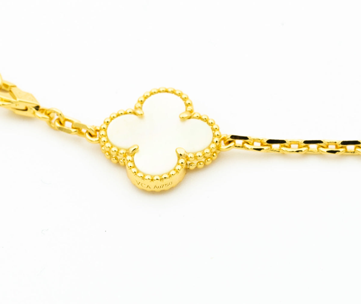[⭐DORISW] CLOVER BRACELET 5 MOTIFS ONYX MOP