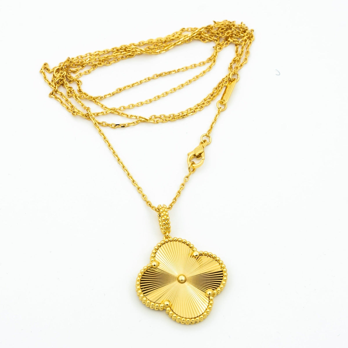 [⭐DORISW] CLOVER 25MM ANHÄNGERKETTE GOLD