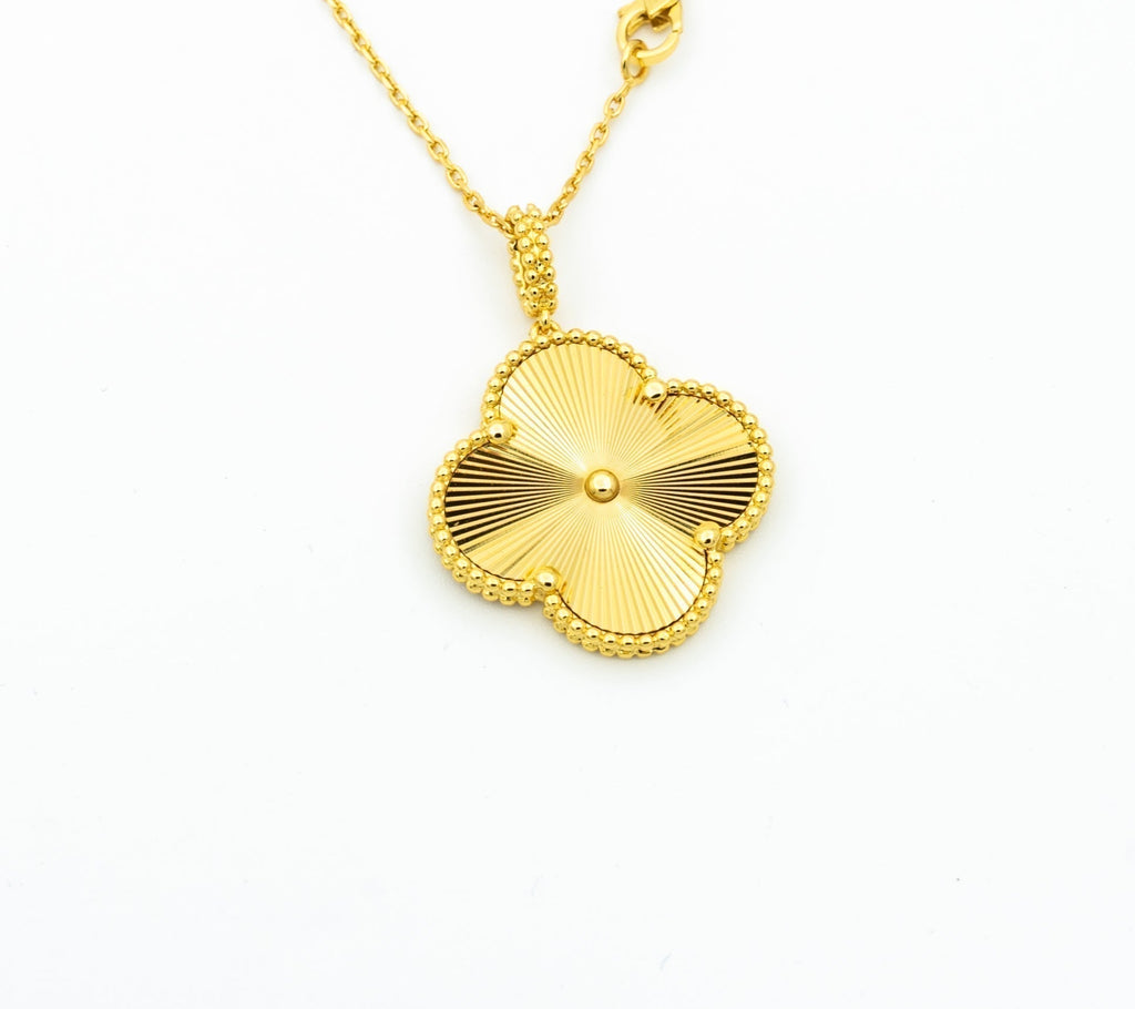 [⭐DORISW] CLOVER 25MM ANHÄNGERKETTE GOLD