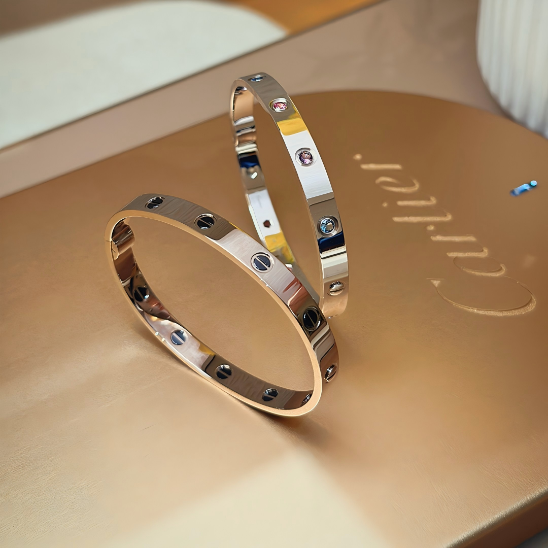 [[⭐DORISW] ] 2026 RAINBOW LOVE BRACELET 6.1MM  10 DIAMONDS