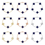 [[⭐DORISW] ]New CLOVER 5 MOTIF LAPIS LAZULI BRACELET COLLECTION