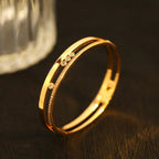[⭐DORISW]Move Romane Diamond Bangle Bracelet