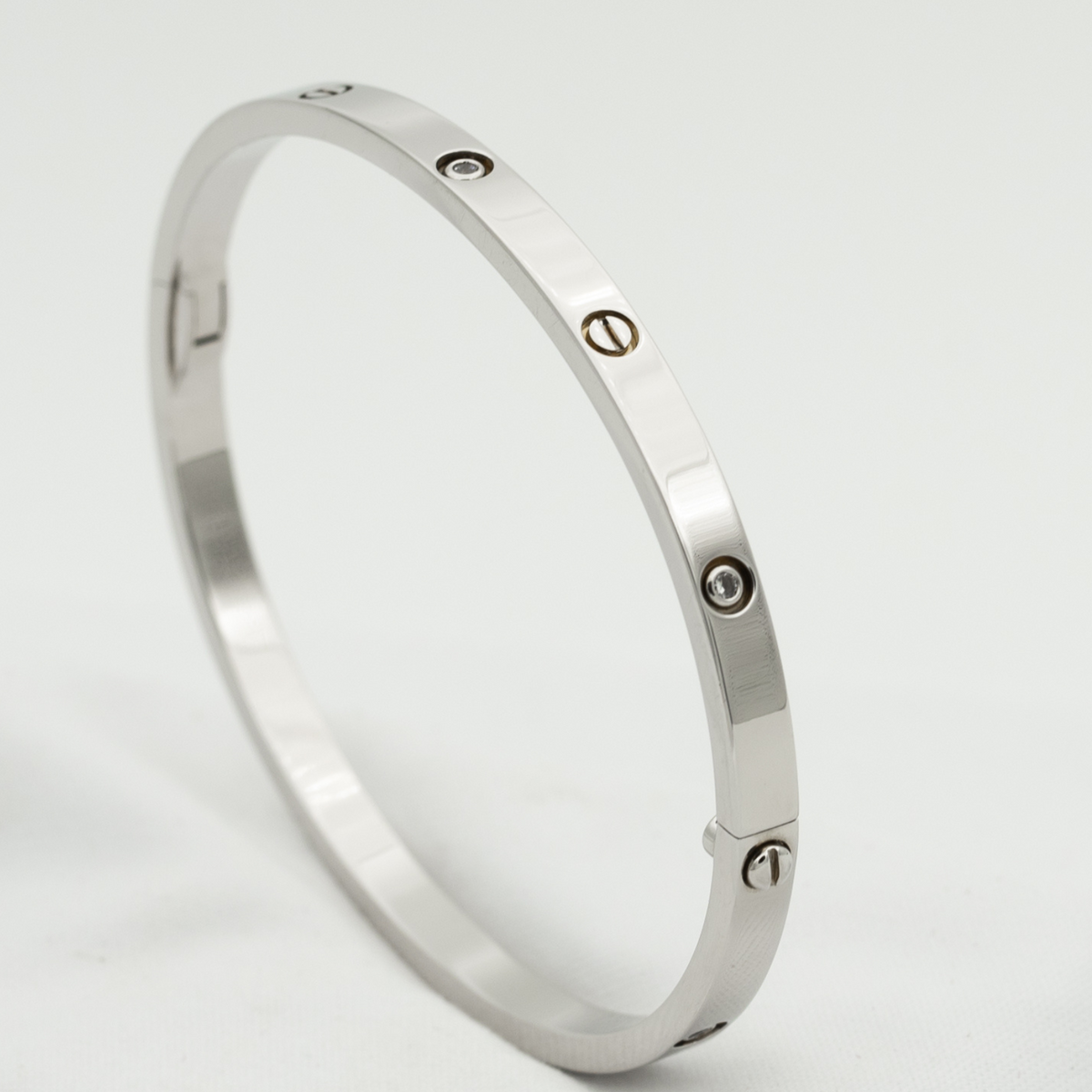 [⭐DORISW] LIEBESARMBAND 3,65 MM 6 DIAMANTEN