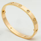 [⭐DORISW] LIEBESARMBAND 6,1 MM 4 DIAMANTEN