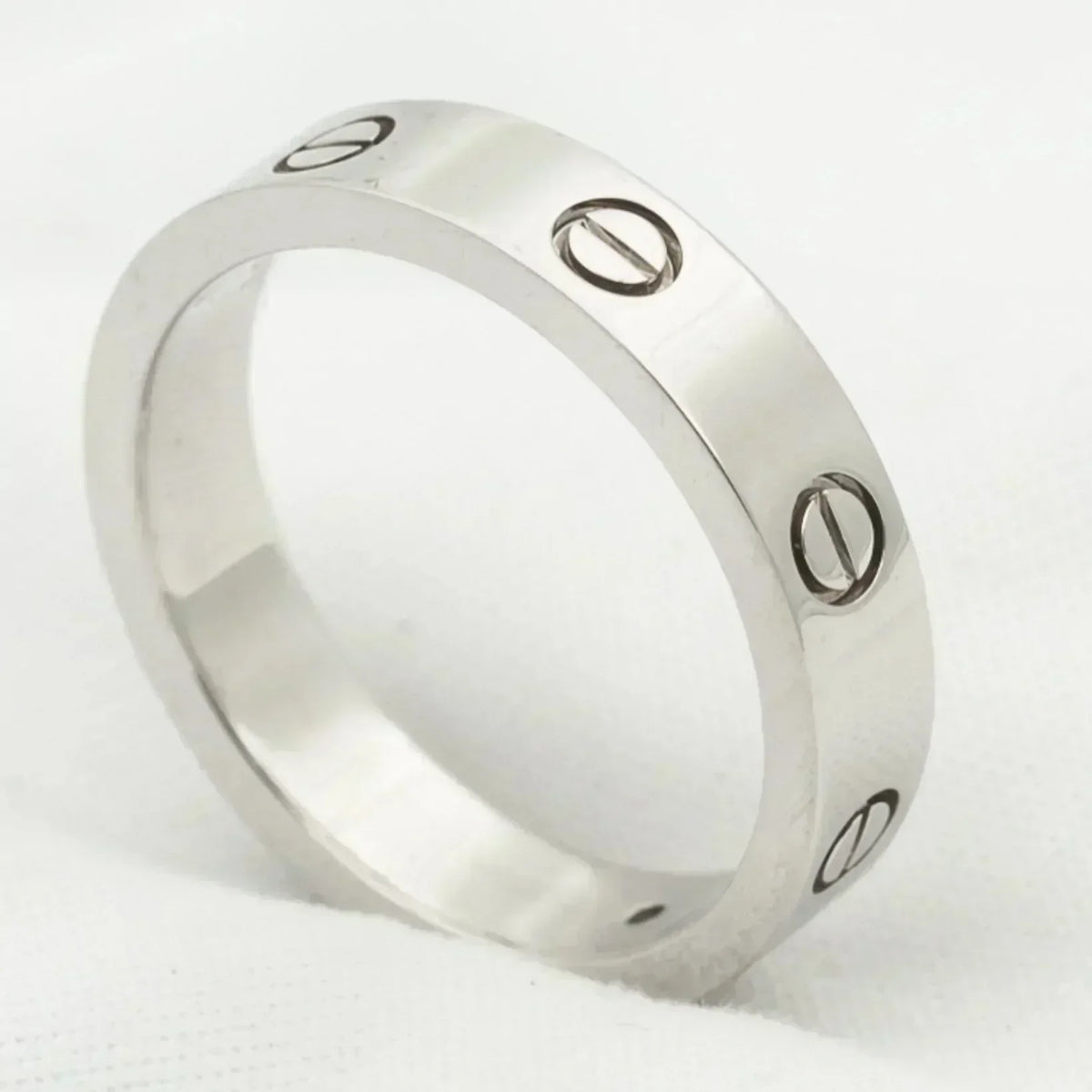 [⭐DORISW] LOVEリング 4MM 1ダイヤモンド シルバー