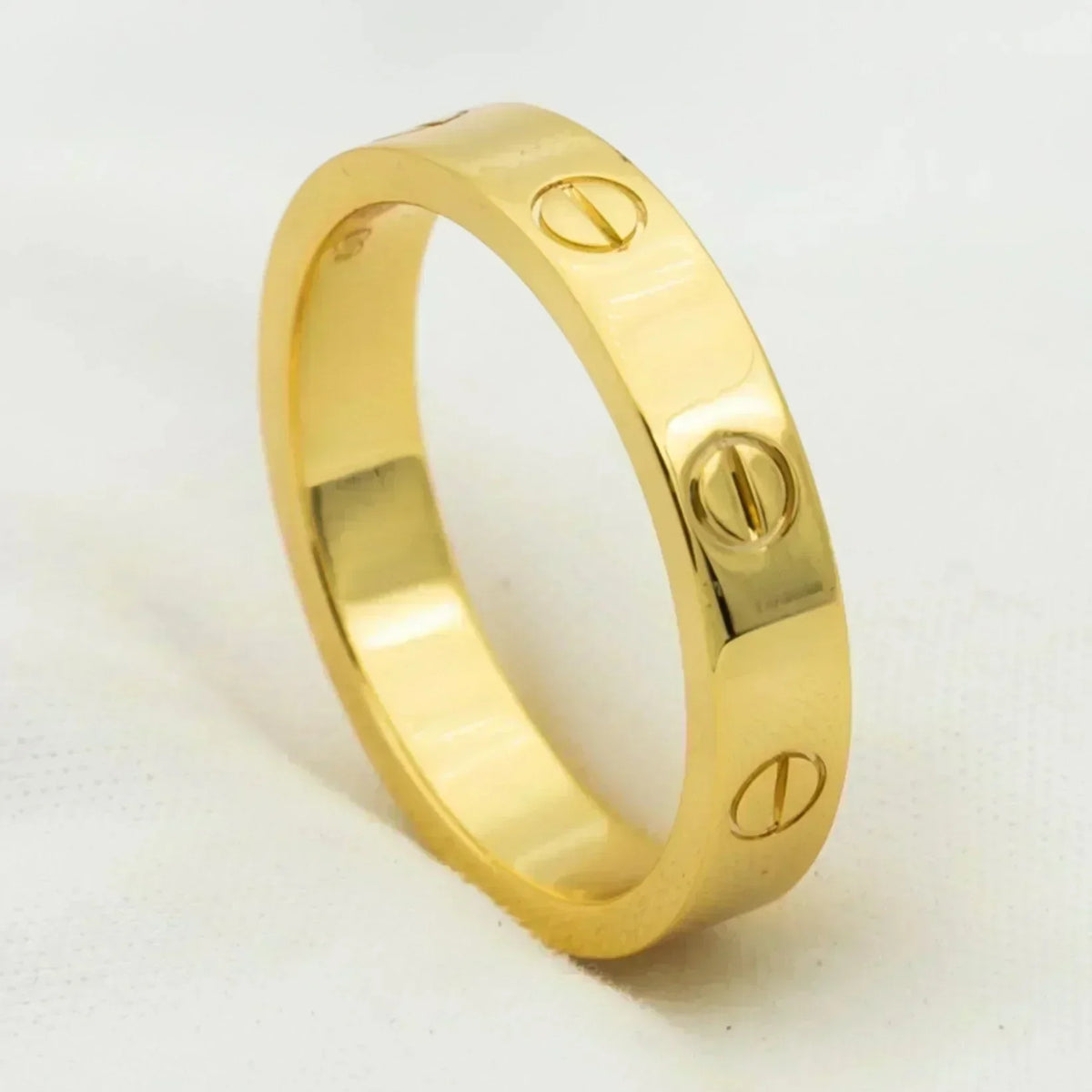 [⭐DORISW] LOVE RING 4MM 1 DIAMANT GOLD