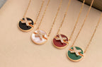 [⭐DORISW] JEUX DE ROSE GOLD DIAMOND NECKLACE