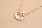 [⭐DORISW] JEUX DE ROSE GOLD DIAMOND NECKLACE