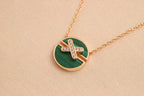 [⭐DORISW] JEUX DE ROSE GOLD DIAMOND NECKLACE
