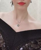 [⭐DORISW] JEUX DE ROSE GOLD DIAMOND NECKLACE