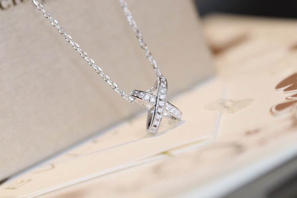 [⭐DORISW] DIAMANT-HALSKETTEN-SET