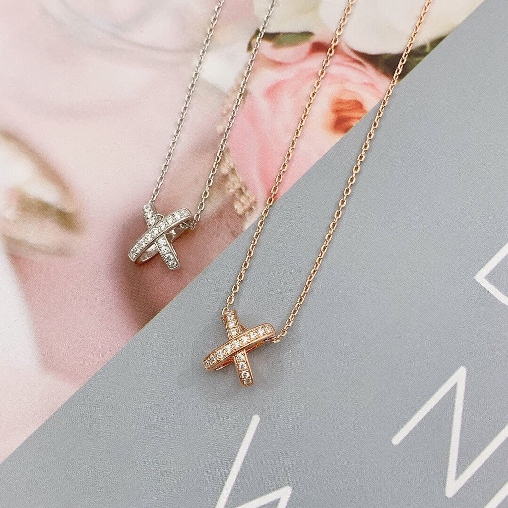 [⭐DORISW] DIAMANT-HALSKETTEN-SET