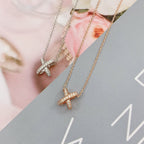 [⭐DORISW] DIAMANT-HALSKETTEN-SET