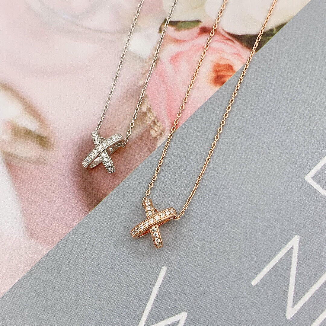 [⭐DORISW] JEUX DE DIAMOND NECKLACE
