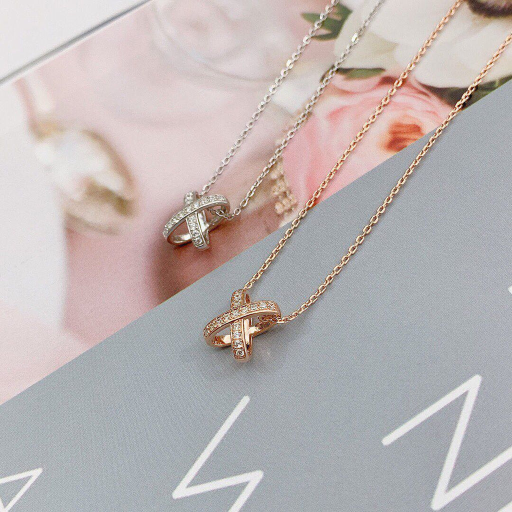 [⭐DORISW] DIAMANT-HALSKETTEN-SET