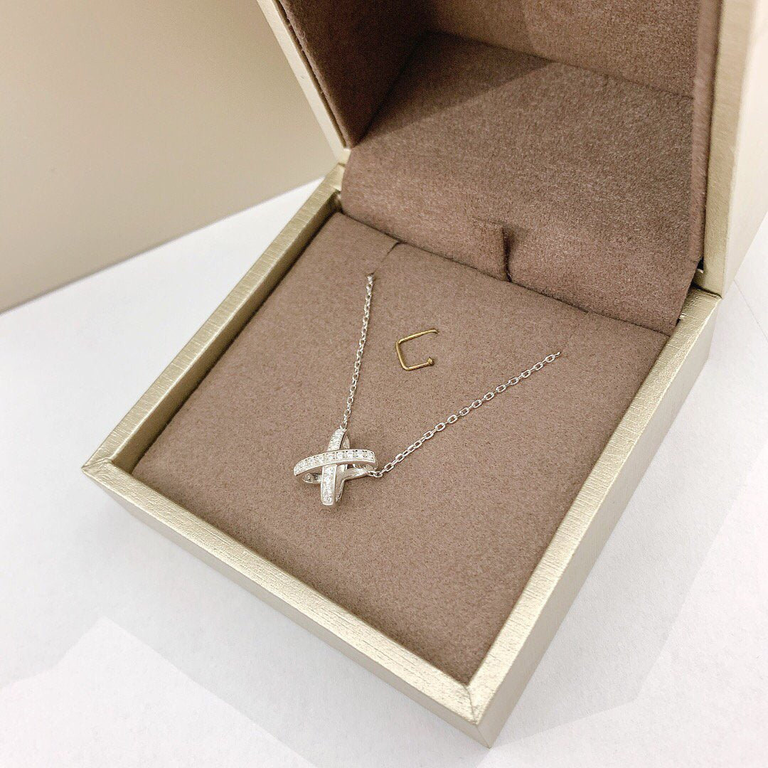 [⭐DORISW] JEUX DE DIAMOND NECKLACE