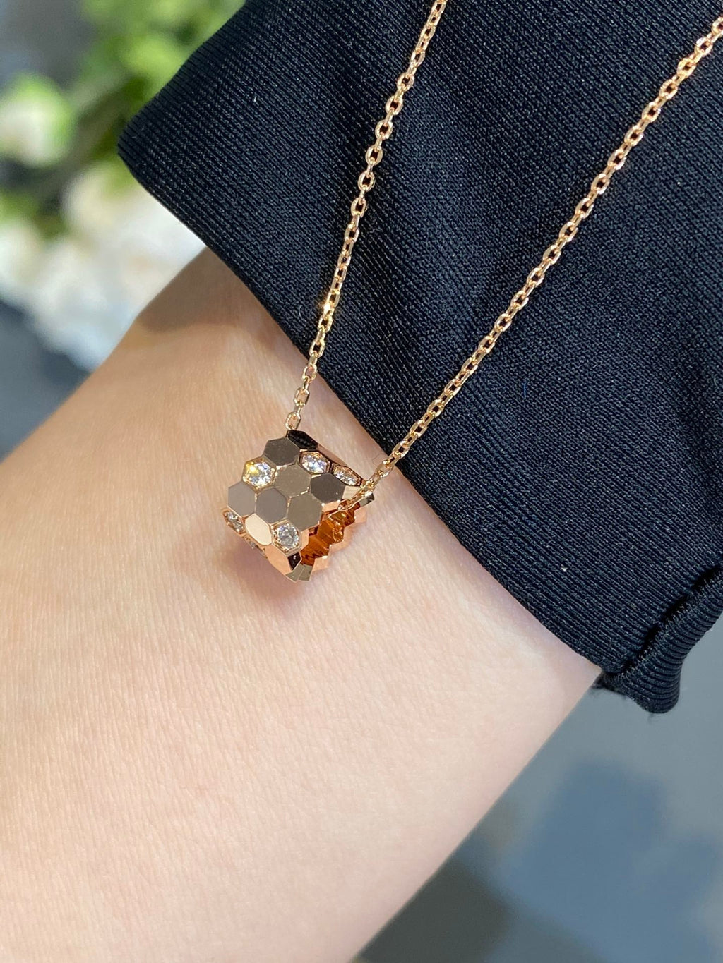 [⭐DORISW] BEE LOVE DIAMOND NECKLACE