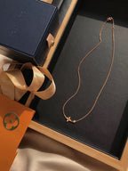 [⭐DORISW] BLOSSOM PENDANT PINK GOLD AND DIAMOND
