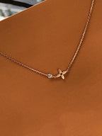 [⭐DORISW] BLOSSOM PENDANT PINK GOLD AND DIAMOND
