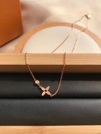 [⭐DORISW] BLOSSOM PENDANT PINK GOLD AND DIAMOND