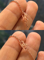 [⭐DORISW] BLOSSOM PENDANT PINK GOLD AND DIAMOND