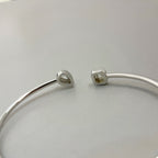 [⭐DORISW]JONC FLEX MY TWIN TOI & MOI SILVER DIAMOND BRACELET