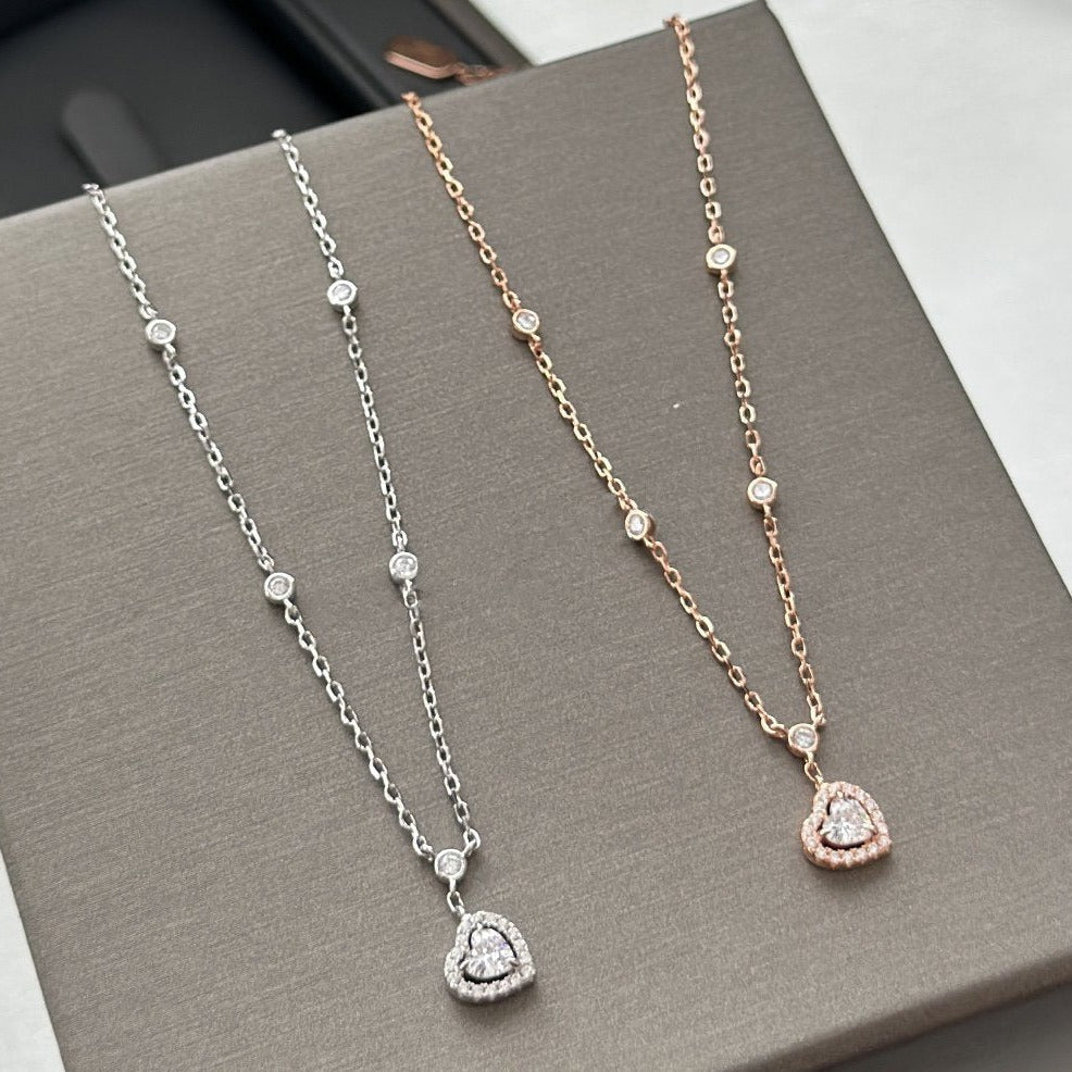[[⭐DORISW] ] JOY HEART DIAMOND NECKLACE