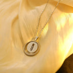 [[⭐DORISW] ]  MOVE MM SILVER DIAMOND NECKLACE