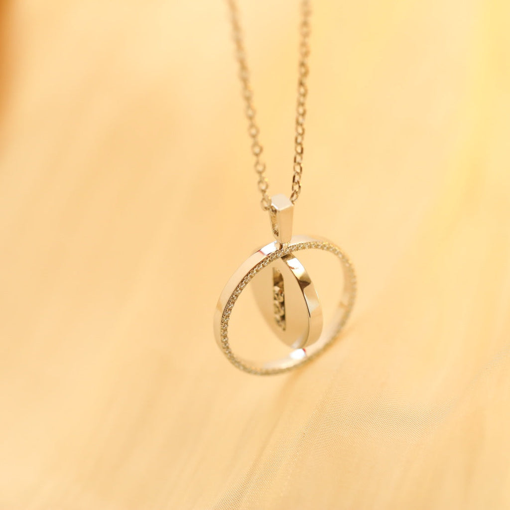 [[⭐DORISW] ]  MOVE MM SILVER DIAMOND NECKLACE