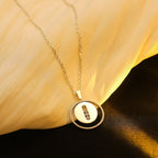 [[⭐DORISW] ]  MOVE MM SILVER DIAMOND NECKLACE