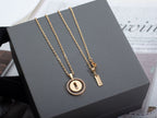 [[⭐DORISW] ]  MOVE PM NECKLACE PINK GOLD DIAMOND