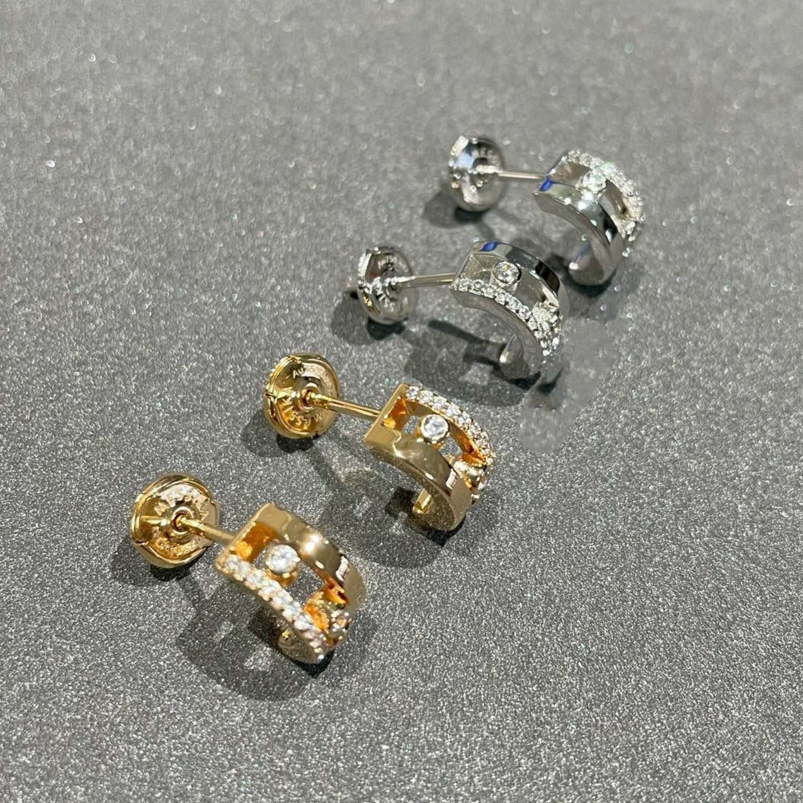 [[⭐DORISW] ] MOVE ROMANE EARRINGS DIAMOND