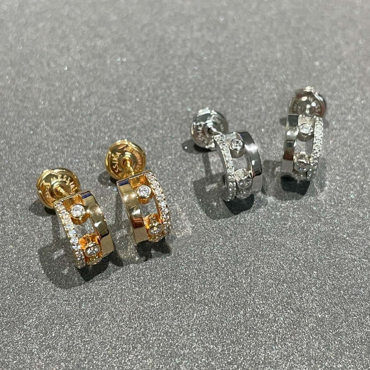 [[⭐DORISW] ] MOVE ROMANE EARRINGS DIAMOND