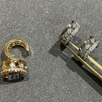 [[⭐DORISW] ] MOVE ROMANE EARRINGS DIAMOND