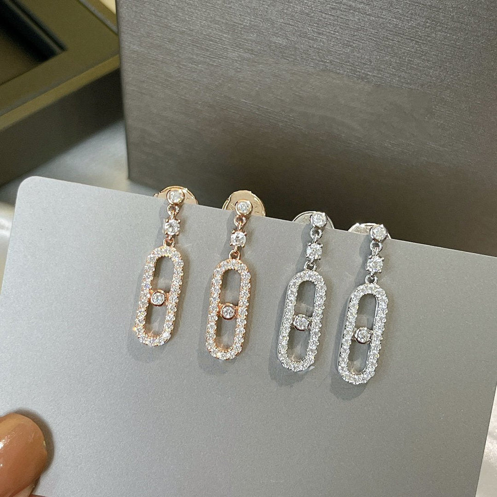 [[⭐DORISW] ] DORMEUSES MOVE UNO DIAMANT-OHRRINGE