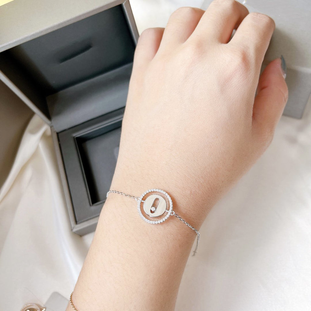 [⭐DORISW]LUCKY MOVE PAVED DIAMOND BRACELET