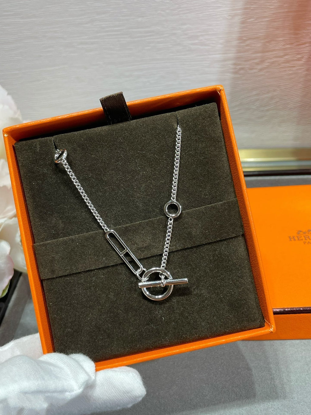 [⭐DORISW] HM STERLING CHAINE D'ANCRE HEART
