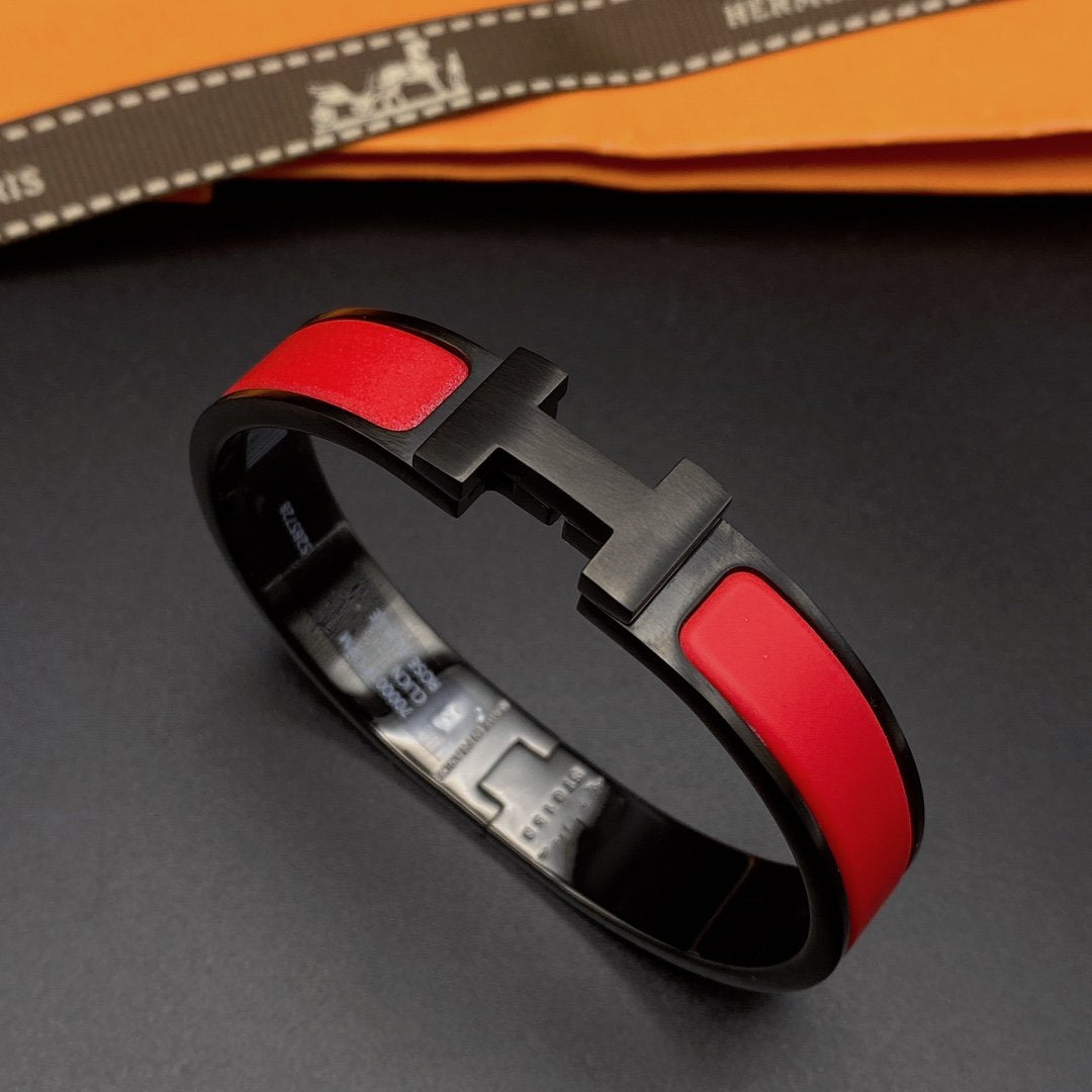 [⭐DORISW] CLIC HM SO BLACK RED BRACELET