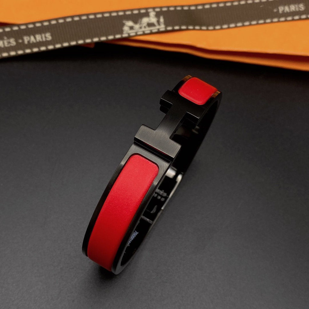[⭐DORISW] CLIC HM SO BLACK RED BRACELET