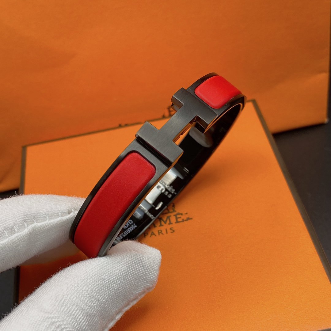 [⭐DORISW] CLIC HM SO BLACK RED BRACELET
