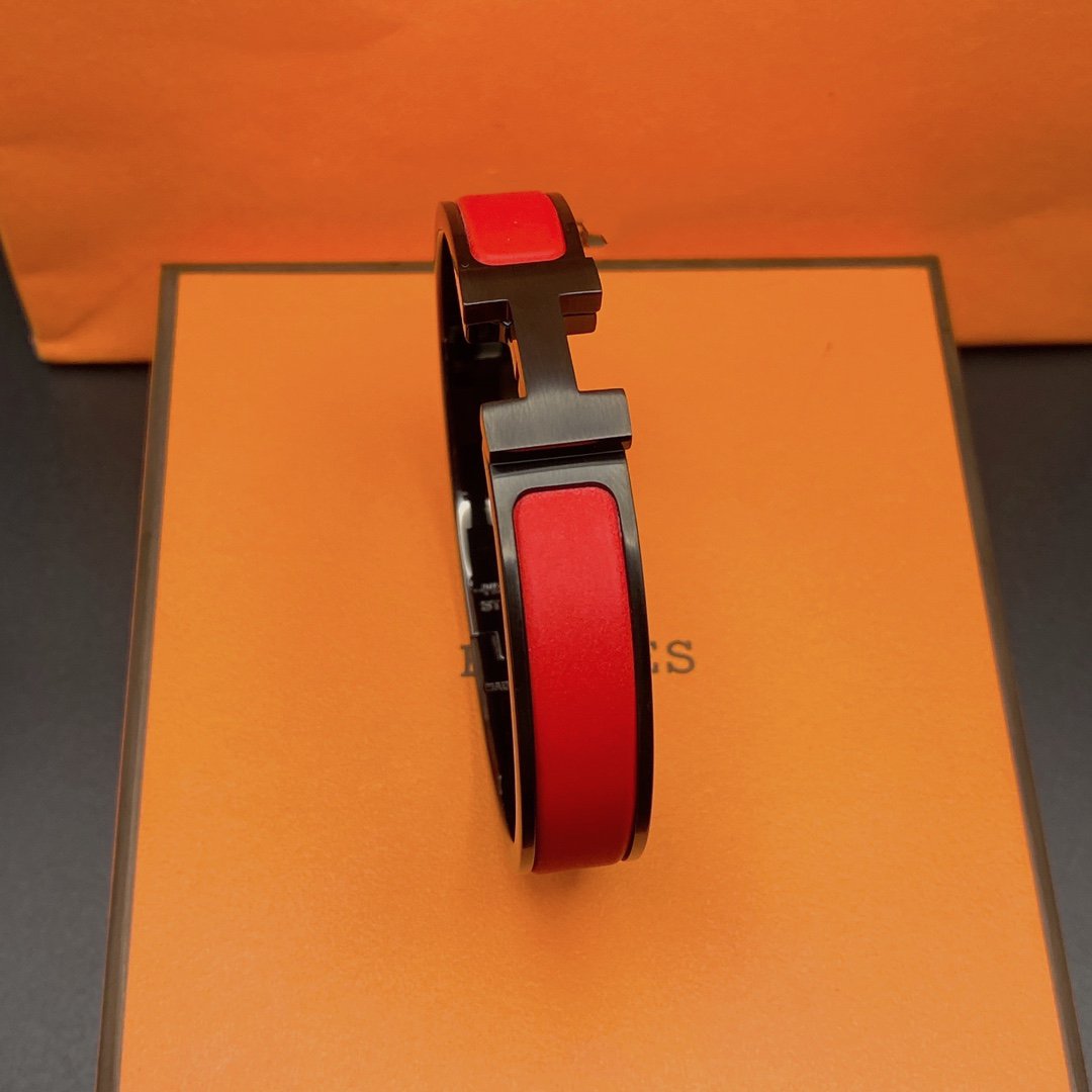 [⭐DORISW] CLIC HM SO BLACK RED BRACELET
