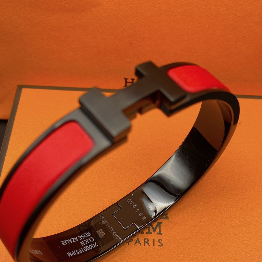 [⭐DORISW] CLIC HM SO BLACK RED BRACELET