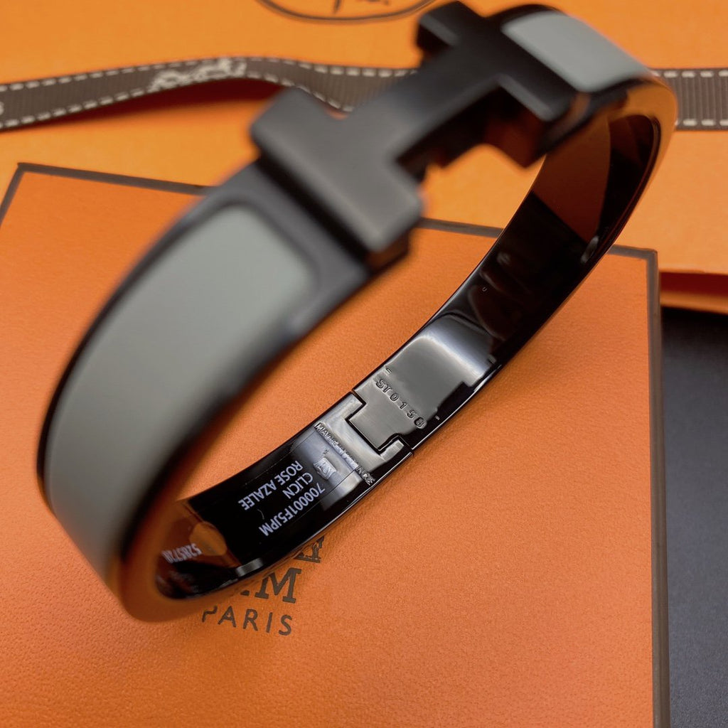 [⭐DORISW] CLIC HM ARMBAND SCHWARZ GRAU