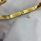 [⭐DORISW] CLASSIC HM CLIC WHITE 8MM ENAMEL BRACELET