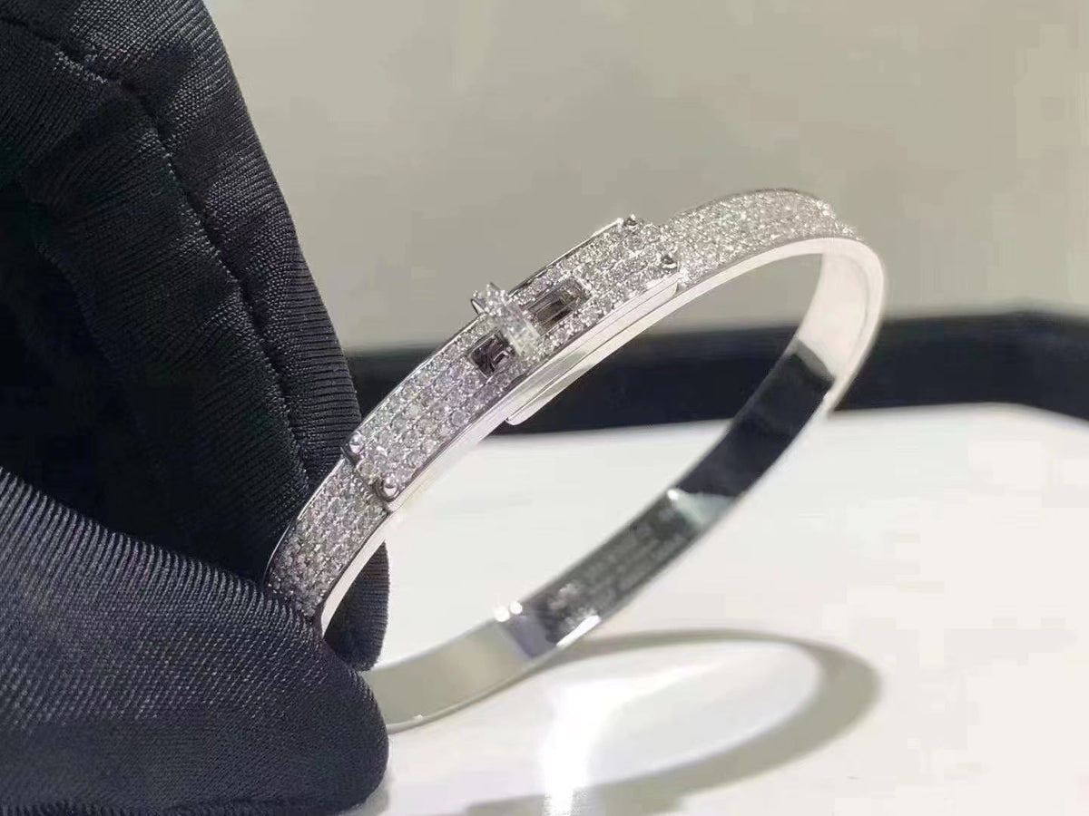 [⭐DORISW] HM KELLY ARMBAND IN SILBER UND VOLL-PAVÉ-DIAMANTEN