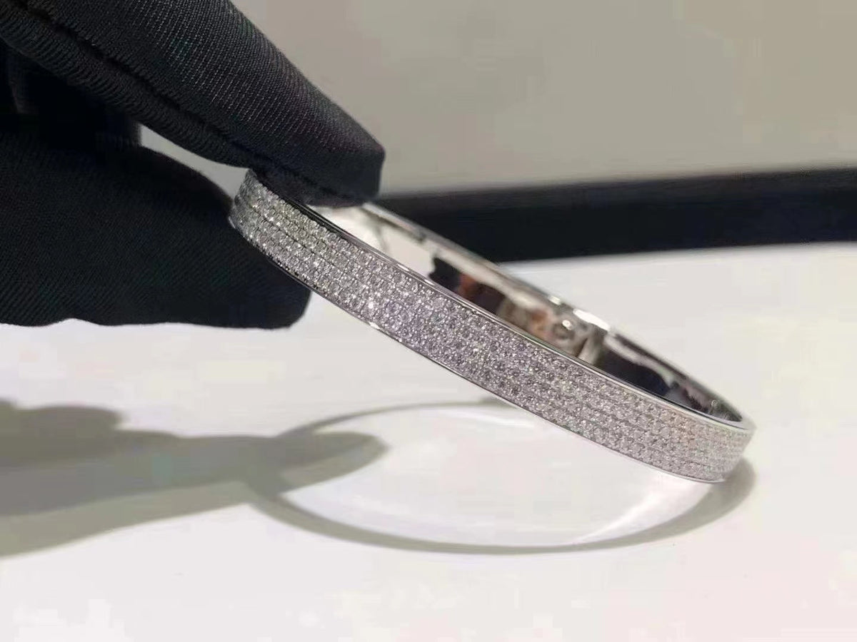 [⭐DORISW] HM KELLY ARMBAND IN SILBER UND VOLL-PAVÉ-DIAMANTEN