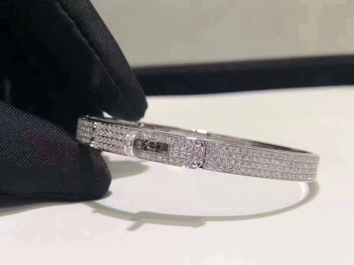 [⭐DORISW] HM KELLY ARMBAND IN SILBER UND VOLL-PAVÉ-DIAMANTEN