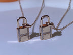 [⭐DORISW] HM ADVANCED NICHE LOCK-HALSKETTE MIT DIAMANTEN