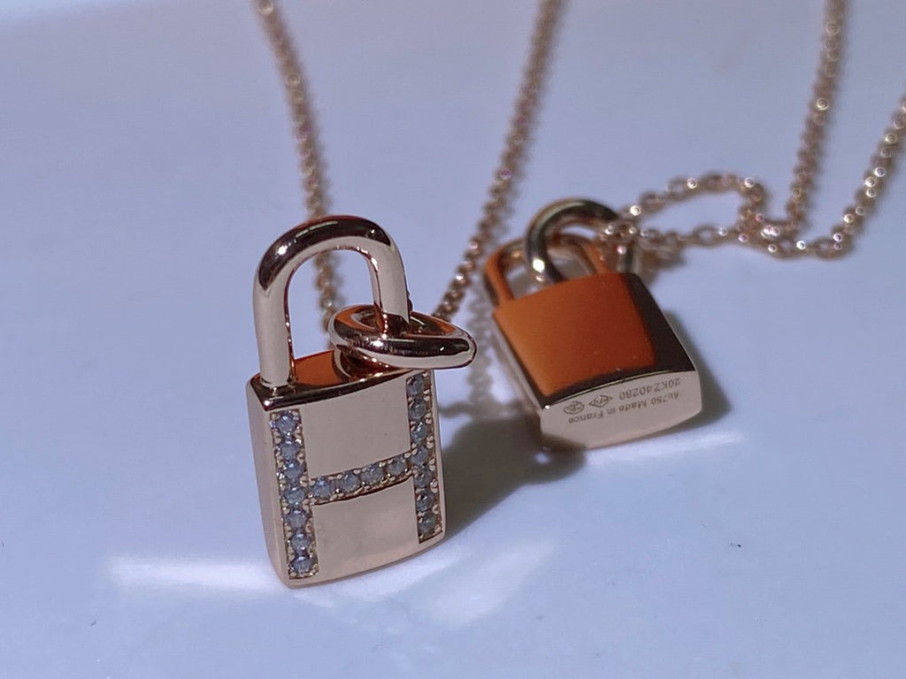 [⭐DORISW] HM ADVANCED NICHE LOCK-HALSKETTE MIT DIAMANTEN