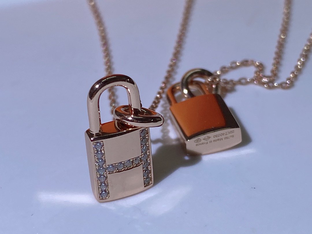 [⭐DORISW] HM ADVANCED NICHE LOCK-HALSKETTE MIT DIAMANTEN